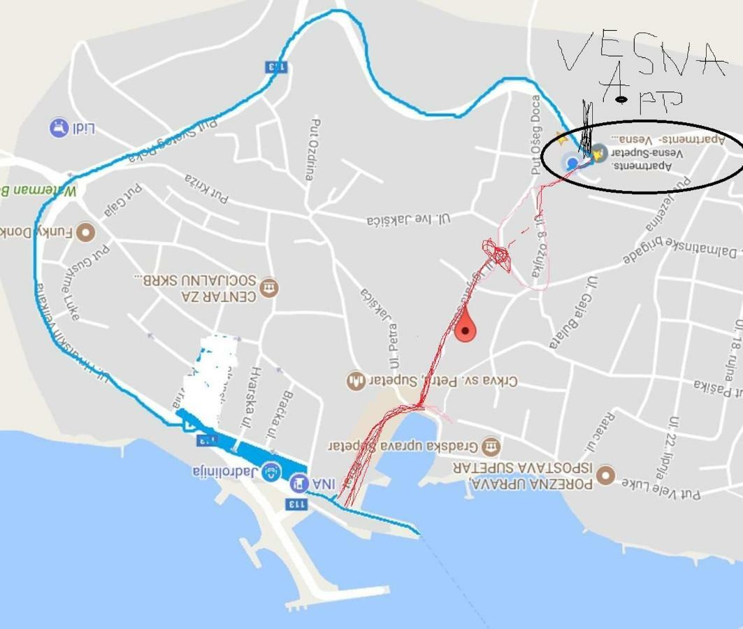 Apartmani Vesna Supetar Zewnętrze zdjęcie